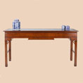 REH Kennedy Console Table With Inset Glass